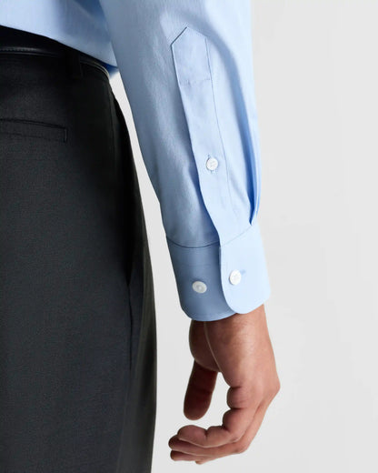 Organic Cotton Stretch Poplin Dress Shirt