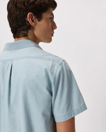 100% Organic Chambray Short Sleeve Shirt