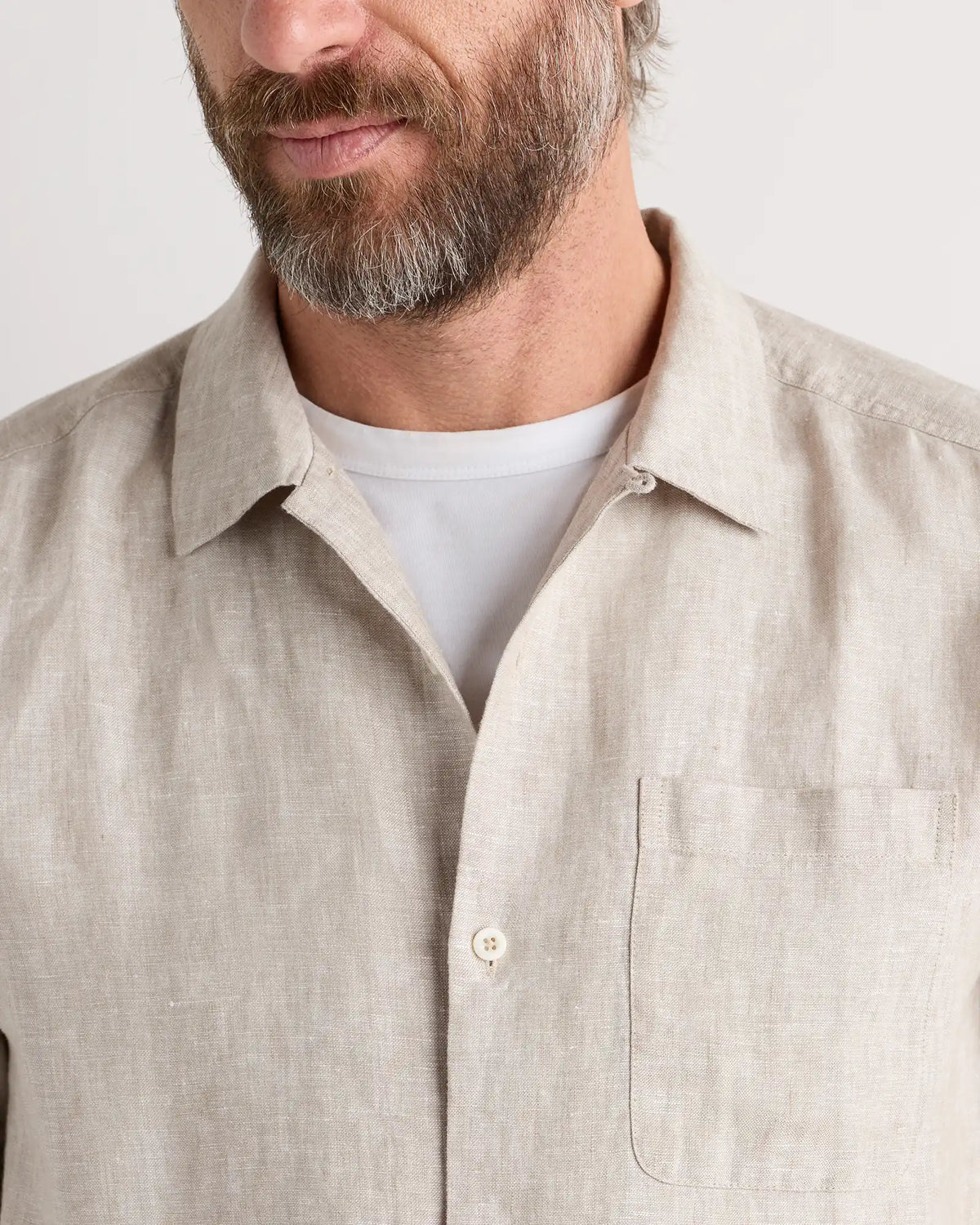 100% European Linen Camp Shirt