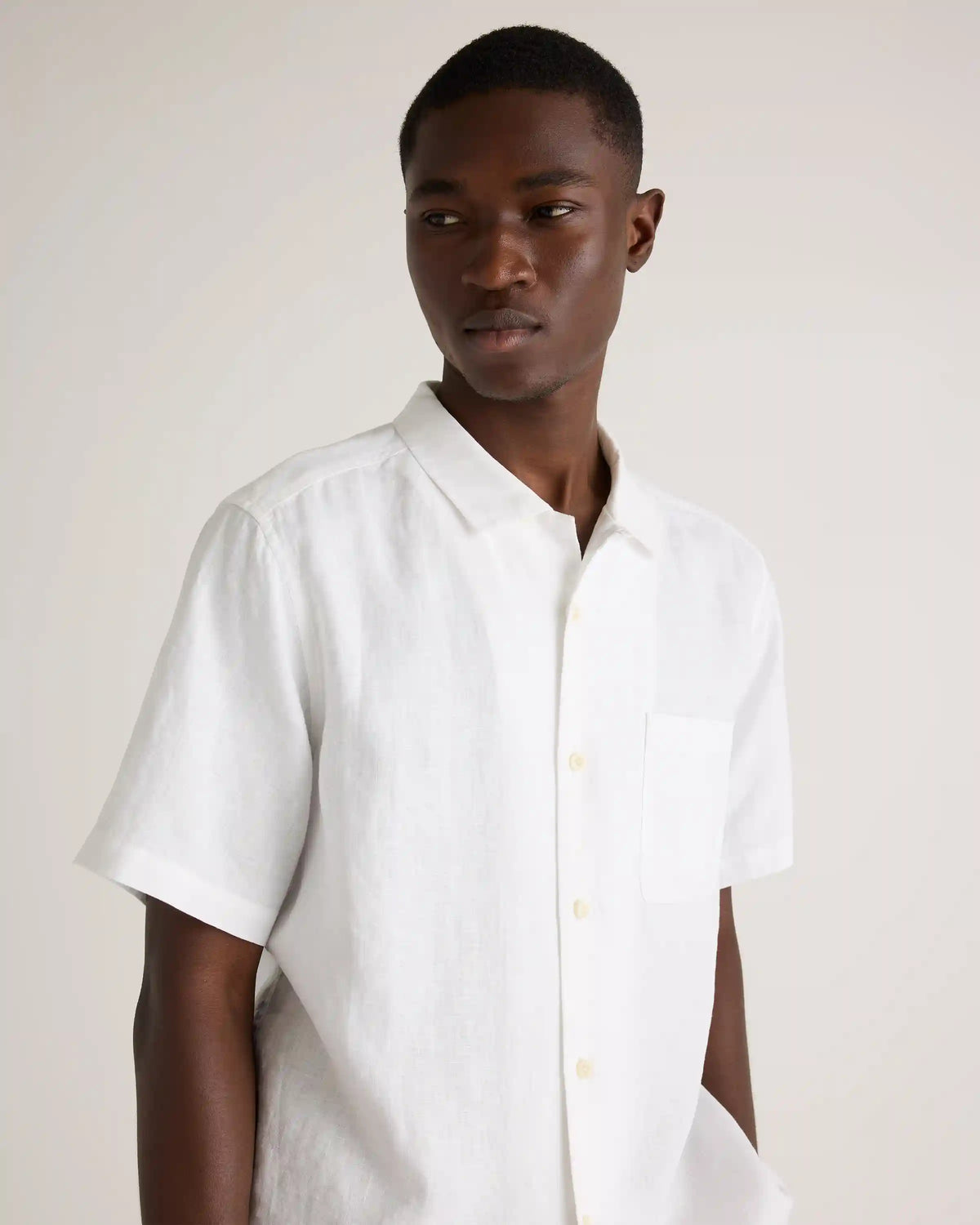 100% European Linen Camp Shirt
