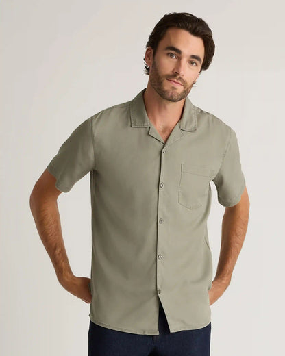 Vintage Wash Tencel Camp Shirt