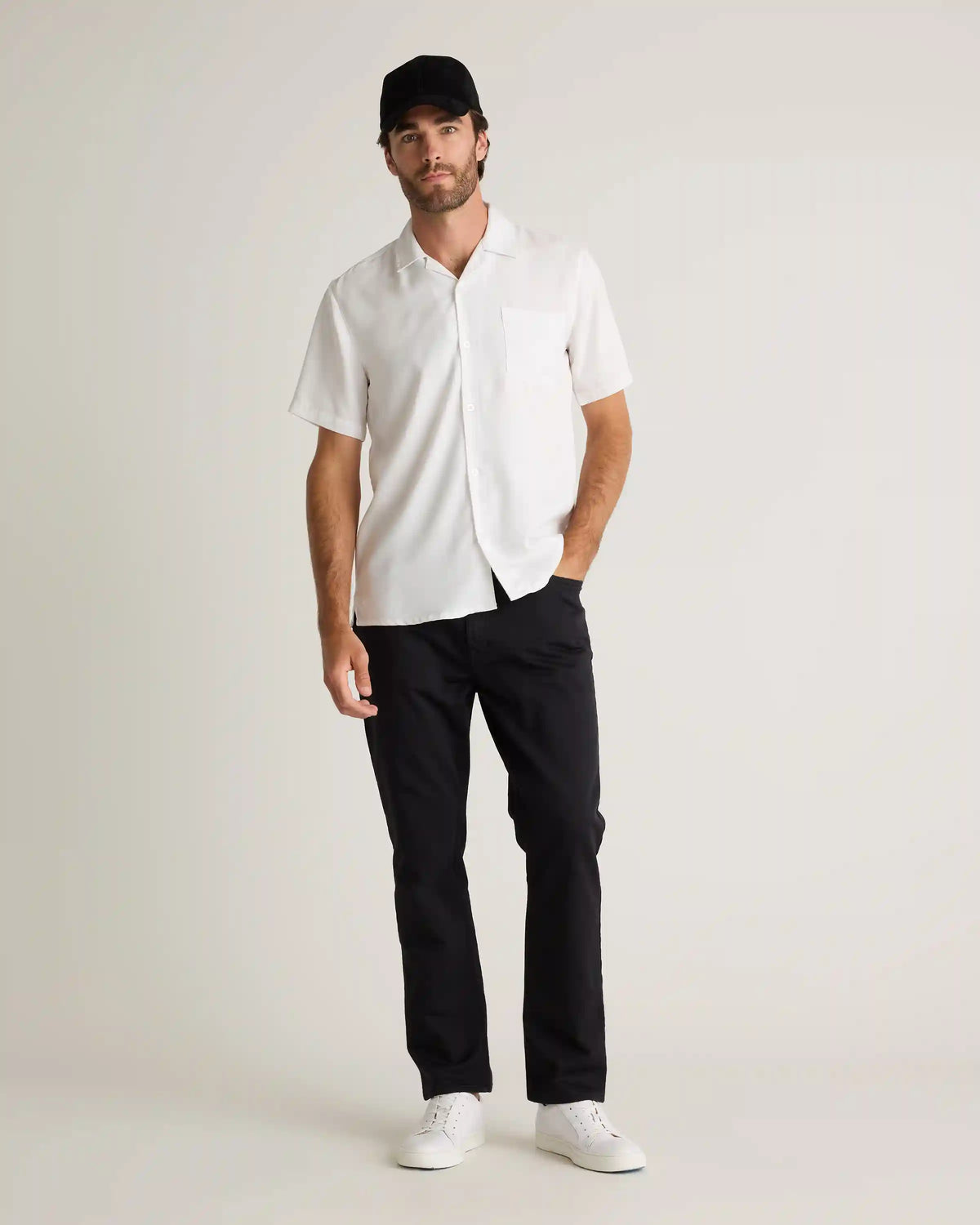 Vintage Wash Tencel Camp Shirt