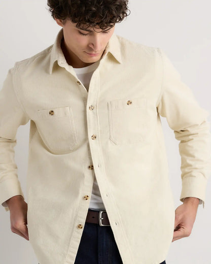 Organic Stretch Corduroy Utility Shirt