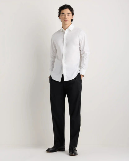 Organic Cotton Stretch Poplin Dress Shirt