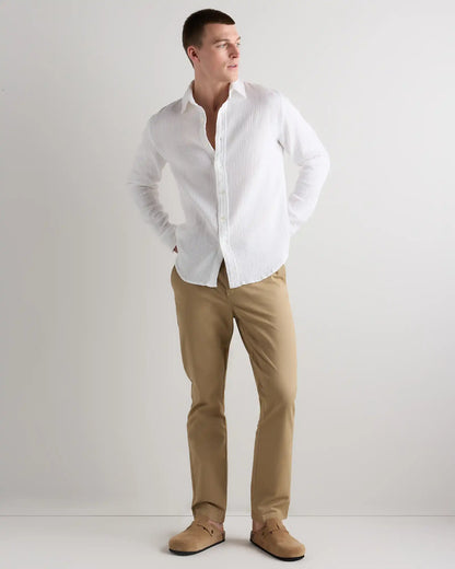 100% Organic Cotton Gauze Long Sleeve Shirt
