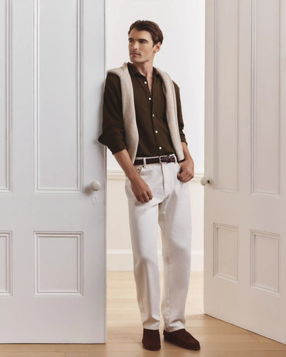 Organic Cotton Stretch Selvage Shirt