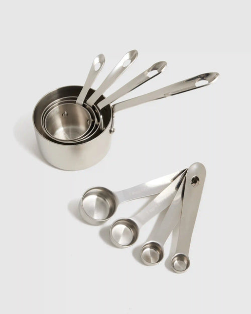 Stainless Steel Measuring Cups & Spoons Set