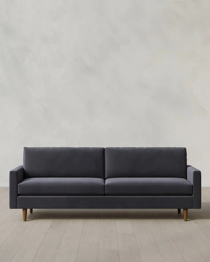 Atlas Midcentury Sofa in Performance Velvet