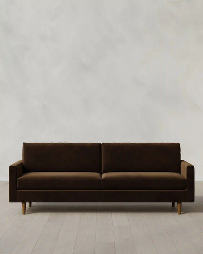 Atlas Midcentury Sofa in Performance Velvet