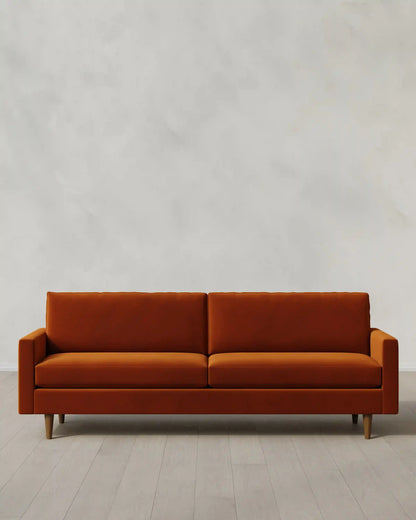 Atlas Midcentury Sofa in Performance Velvet