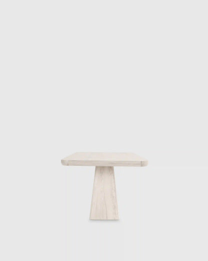 Rustic Oak Plinth Dining Table
