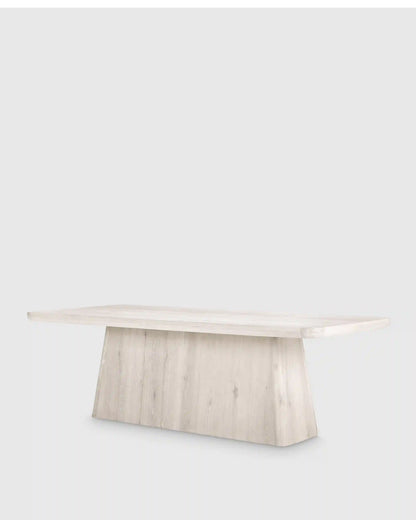 Rustic Oak Plinth Dining Table