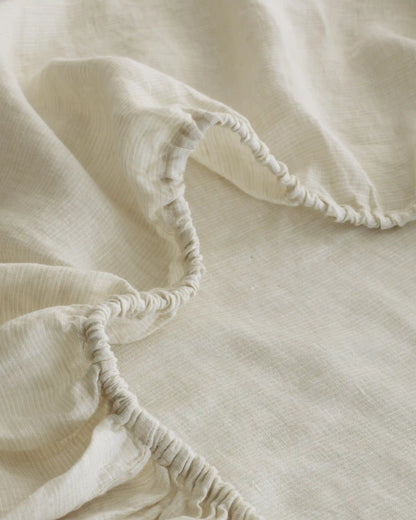 European Linen Stripe Deluxe Bedding Bundle