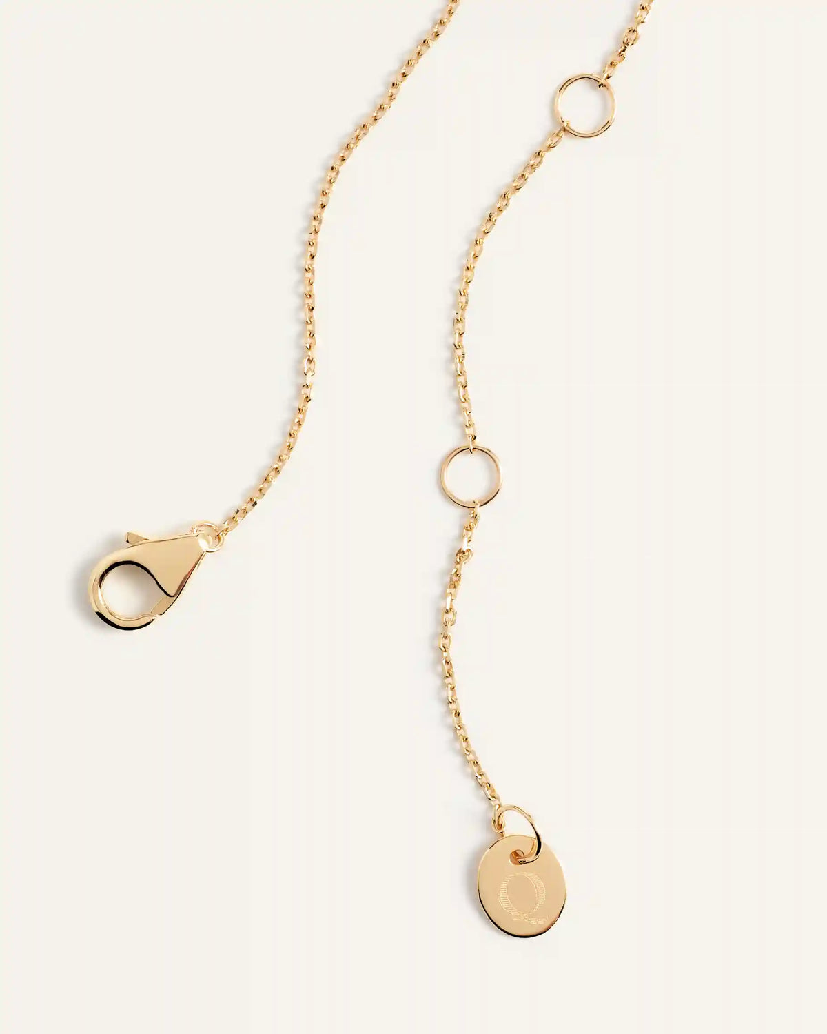 14K Gold Lab Grown Diamond Bezel Necklace