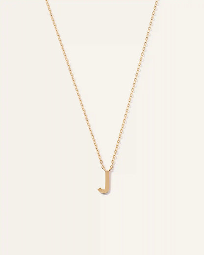 14K Gold Letter Necklace