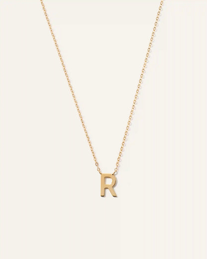 14K Gold Letter Necklace