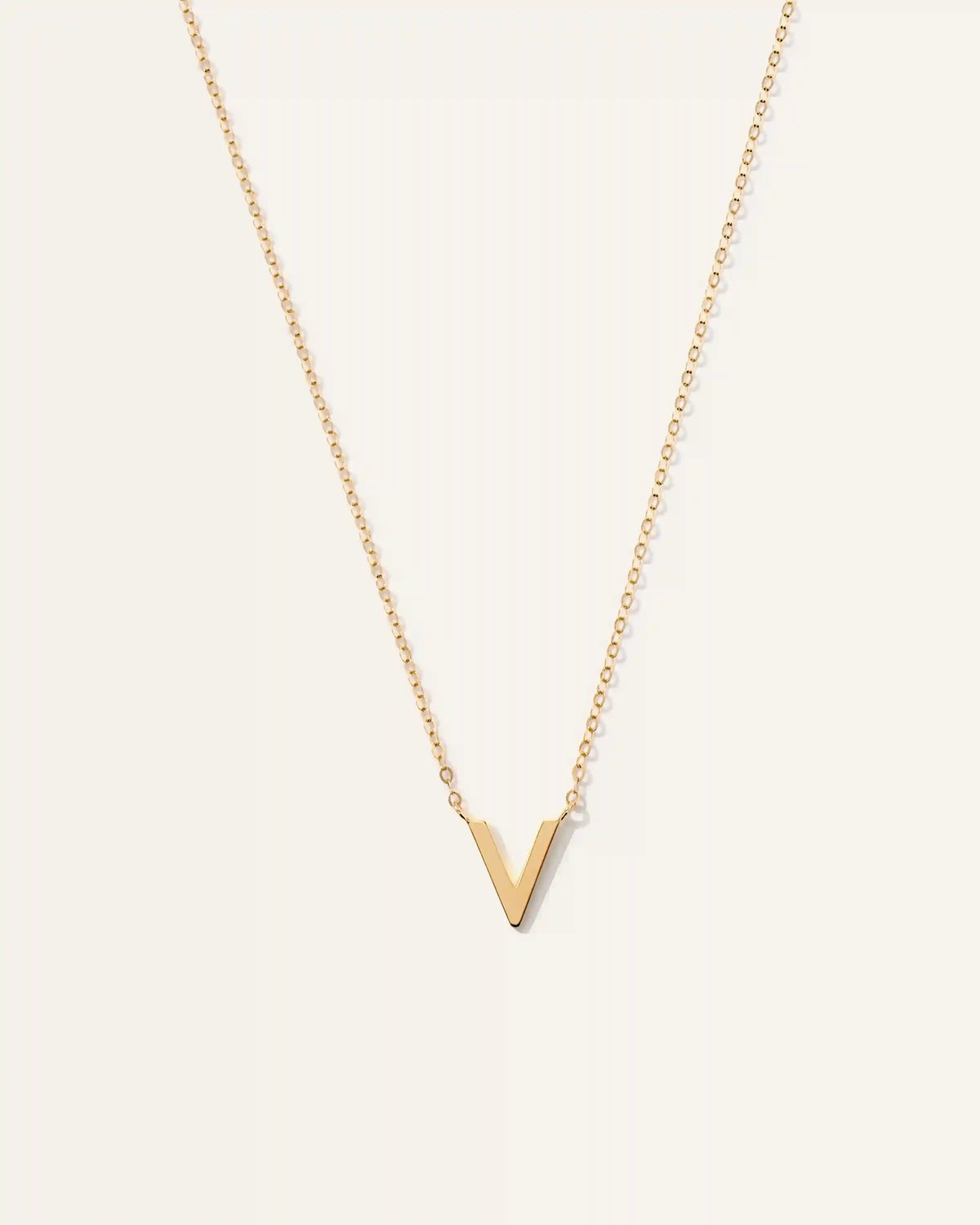 14K Gold Letter Necklace