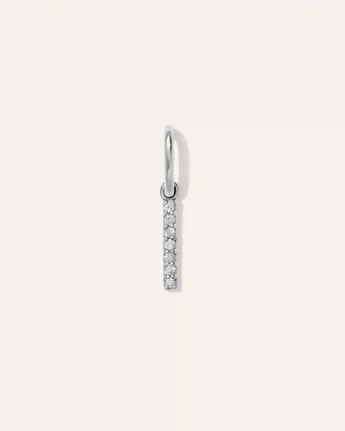 14K Gold Diamond Letter Charm
