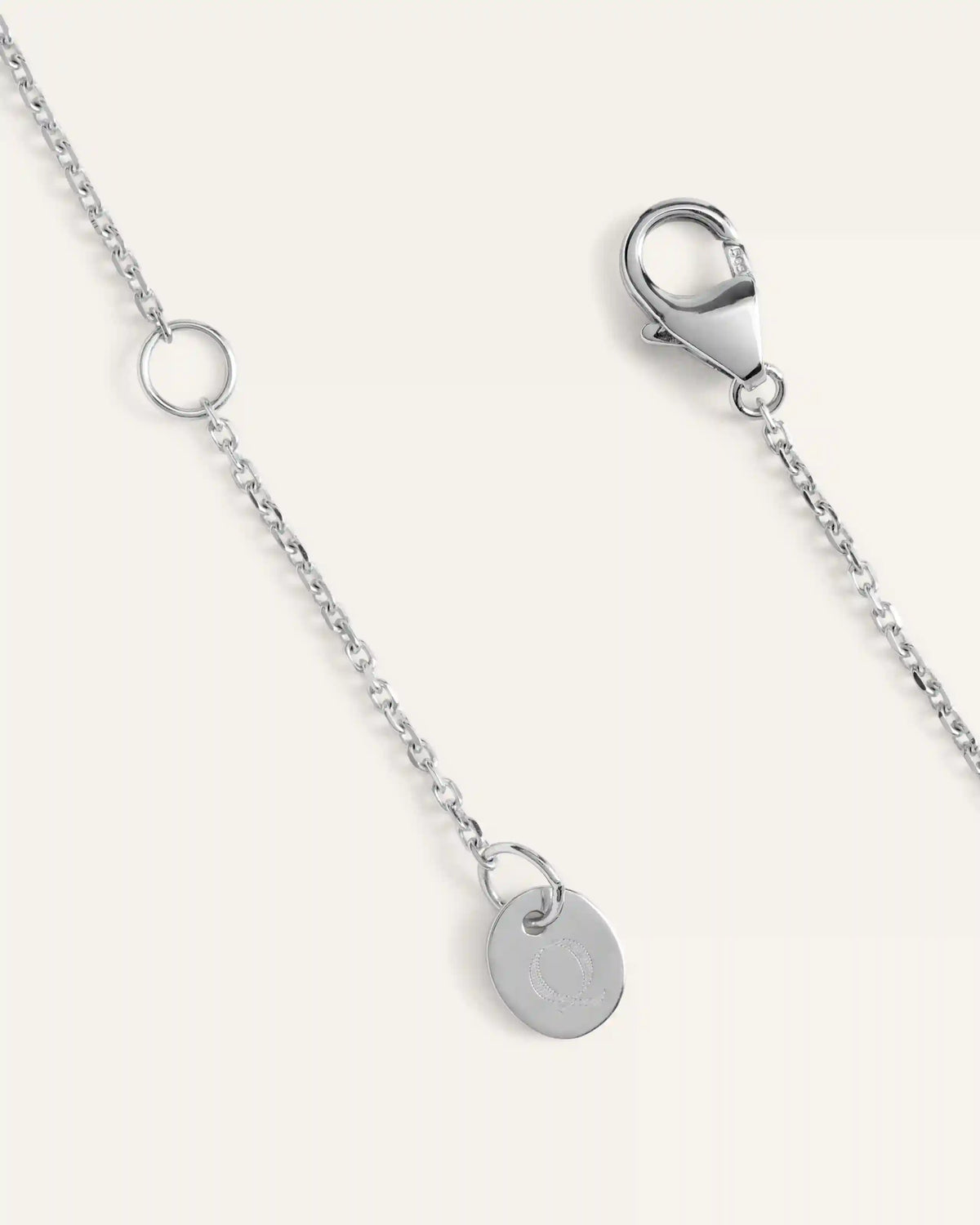 14K Gold Lab Grown Diamond Bezel Necklace