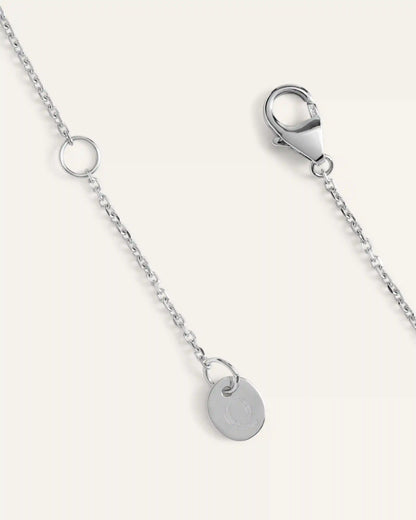 14K Gold Lab Grown Diamond Bezel Necklace