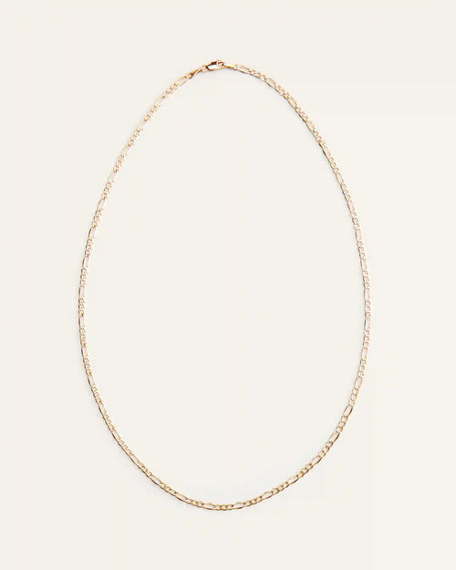 10K Gold Figaro Chain Necklace