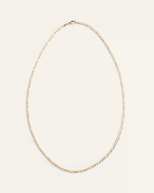 10K Gold Figaro Chain Necklace