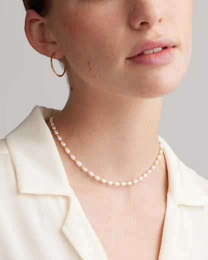 Seed Pearl Beaded Necklace