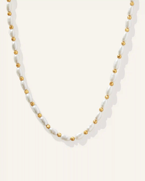 Seed Pearl Beaded Necklace