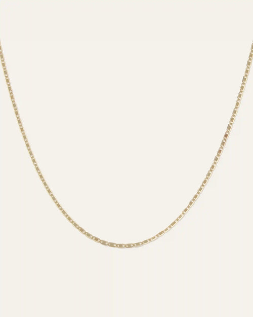 14K Gold Petite Valentino Chain Necklace