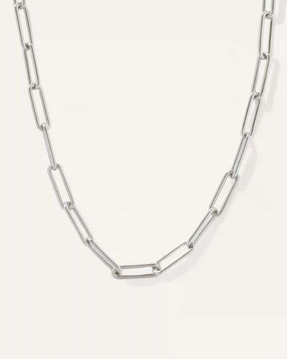 Bold Paperclip Chain Necklace