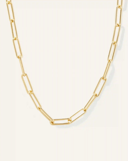 Bold Paperclip Chain Necklace