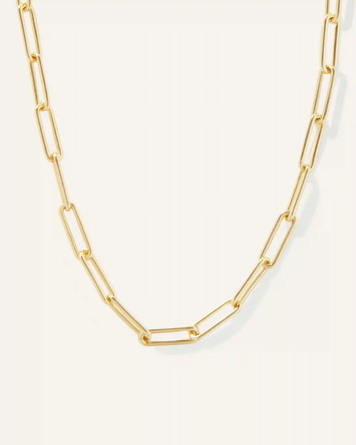 Bold Paperclip Chain Necklace