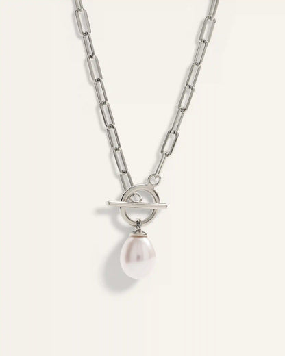 Freshwater Cultured Pearl Toggle Necklace