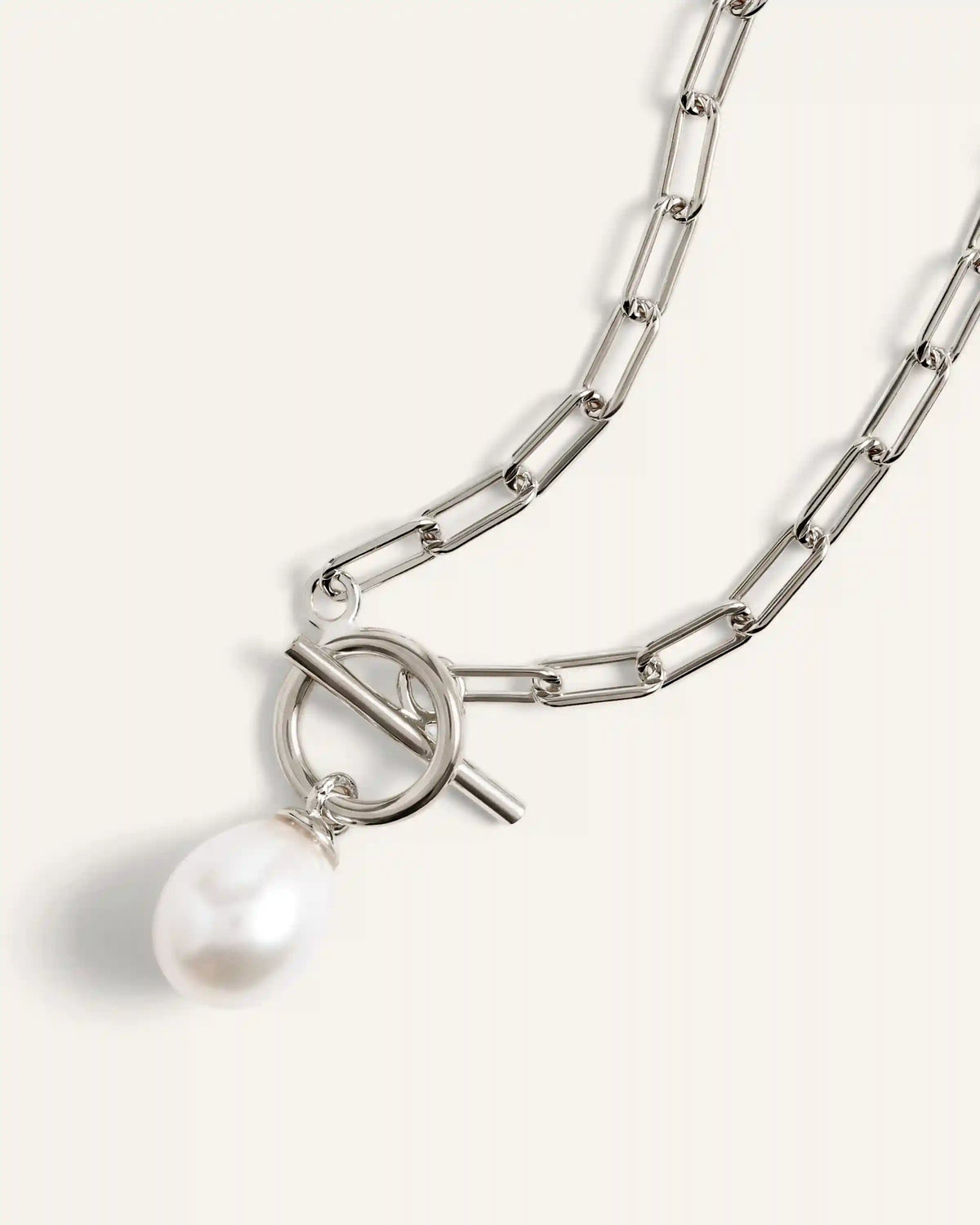 Freshwater Cultured Pearl Toggle Necklace