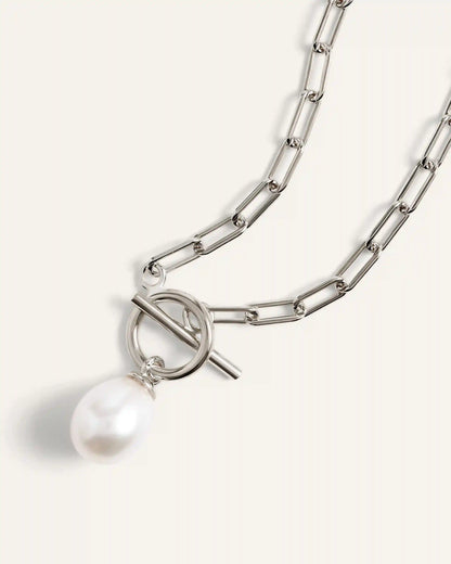 Freshwater Cultured Pearl Toggle Necklace