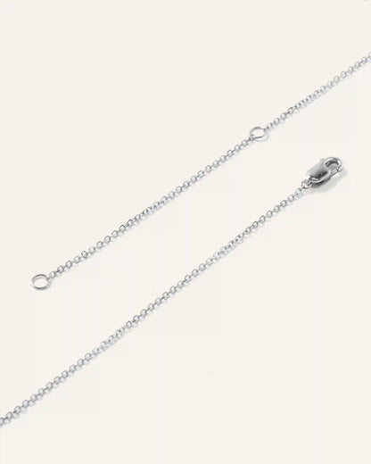14k Gold Natural Diamond Solitaire Necklace