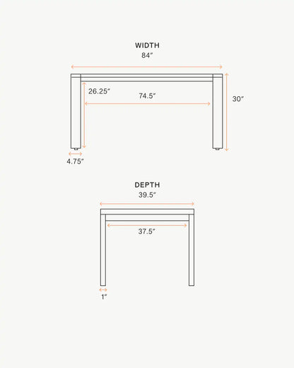 Linear Aluminum Outdoor Dining Table