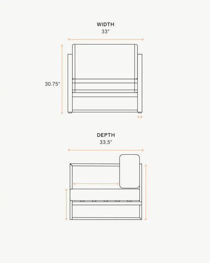 Linear Aluminum Outdoor Lounge Chair