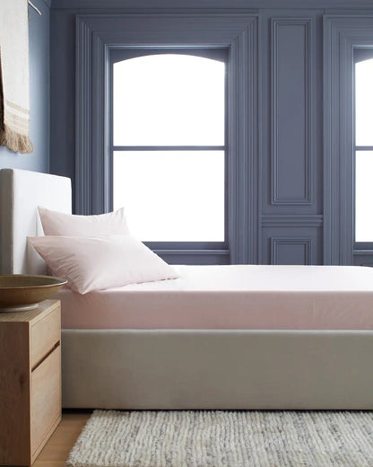 Organic Crisp Percale Fitted Sheet Set
