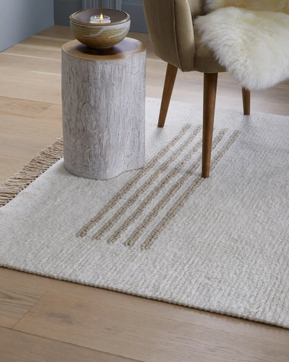 Otto Hand-Knotted Cotton Wool Rug