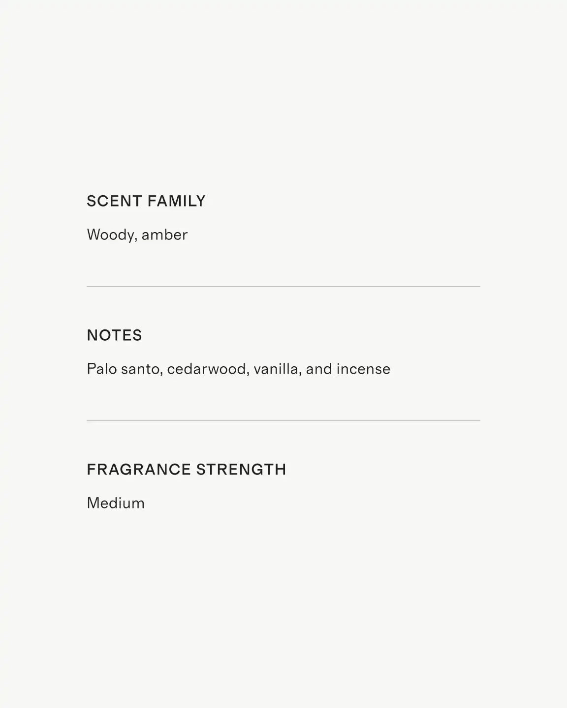 Palo Santo Candle