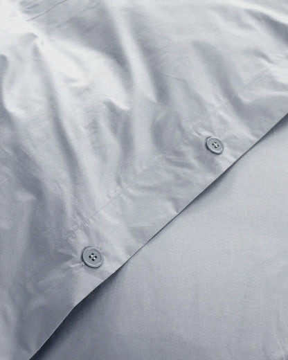 Organic Crisp Percale Duvet Cover Set