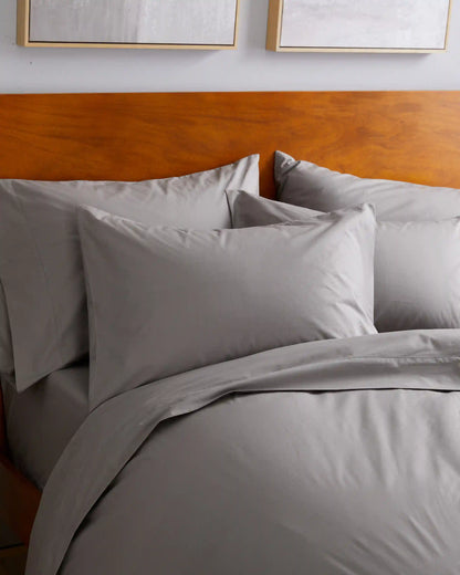 Organic Crisp Percale Pillowcase Set