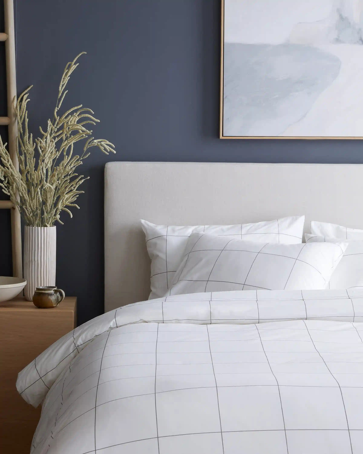 Organic Crisp Percale Duvet Cover Set