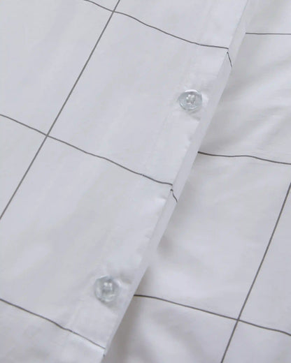 Organic Crisp Percale Duvet Cover Set