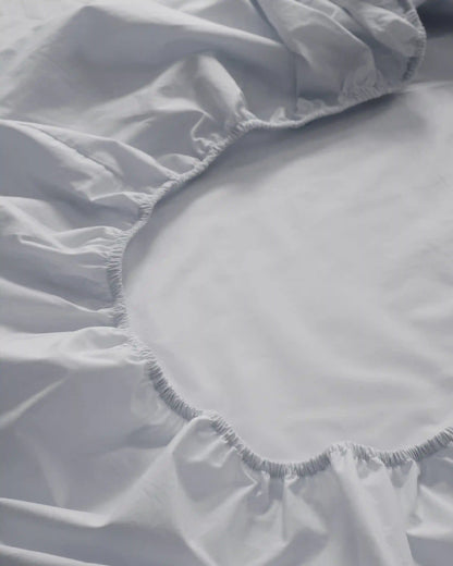 Organic Crisp Percale Fitted Sheet Set