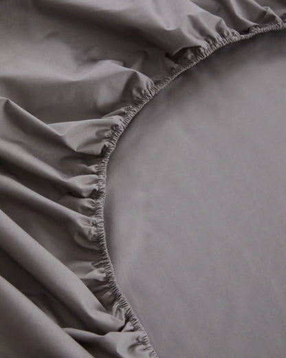Organic Crisp Percale Fitted Sheet Set