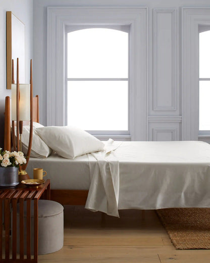 Organic Crisp Percale Pillowcase Set