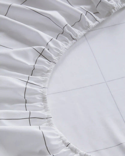 Organic Crisp Percale Fitted Sheet Set