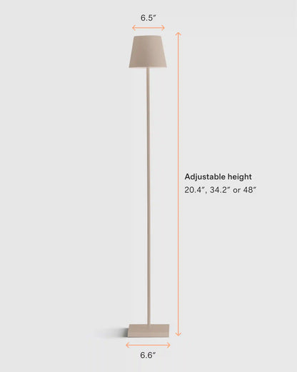 Poldina Pro Rechargeable Floor Lamp by Zafferano